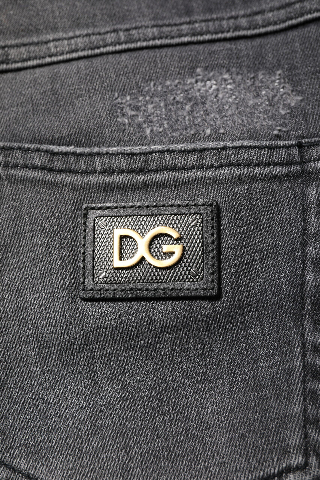 Dolce &amp; Gabbana Dark Gray Audrey Cotton Skinny Denim Jeans
