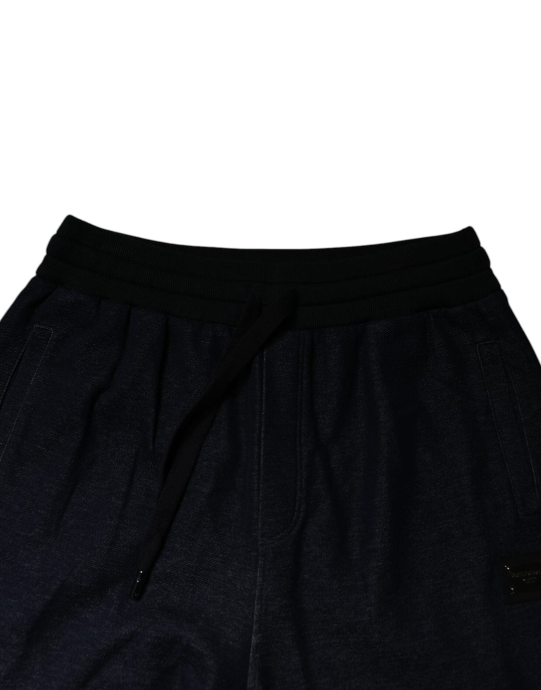 Dolce &amp; Gabbana Dark Gray Jacquard Jogger Men Sweatpants Pants
