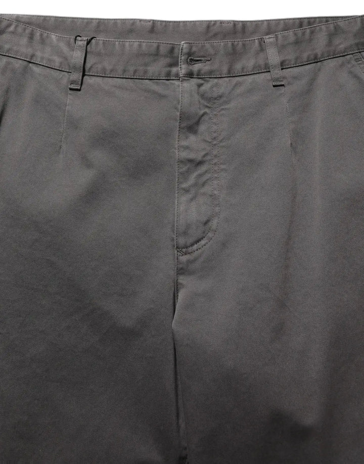 Dolce &amp; Gabbana Dark Gray MidWaist Straight Men Trouser Pants