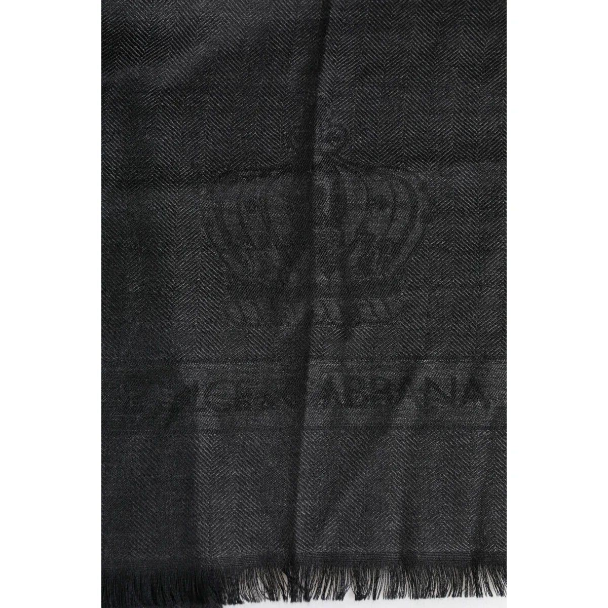 Dolce and Gabbana Dark Gray Neck Warmer Italian Style Scarf &