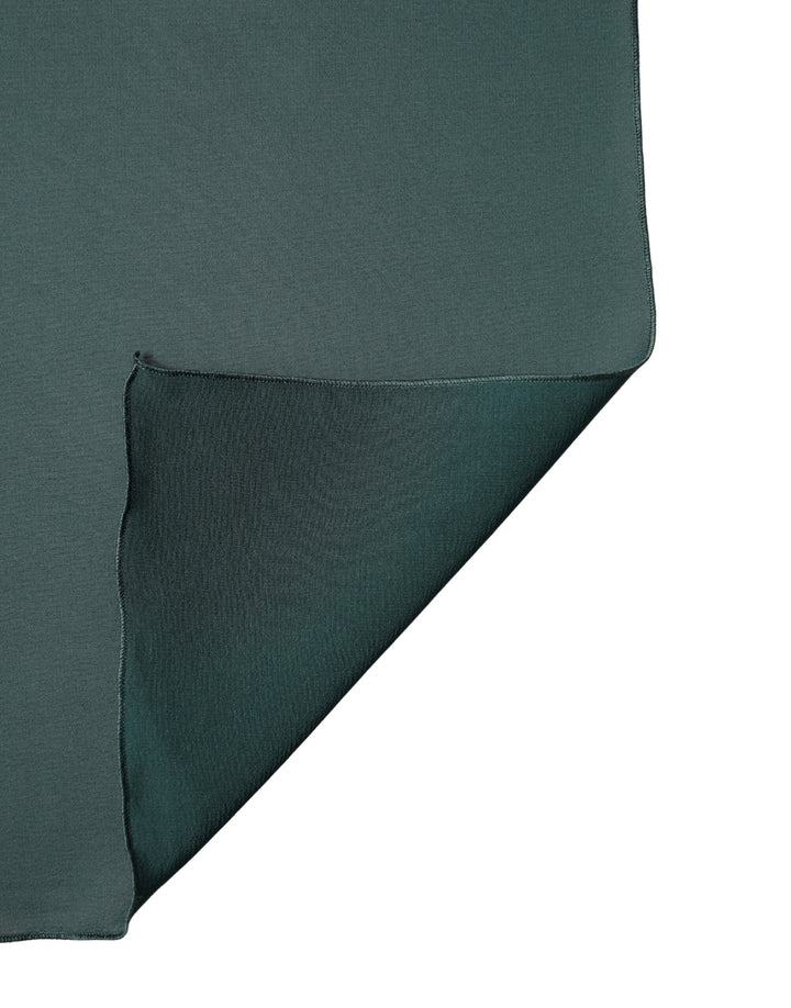 Dolce &amp; Gabbana Dark Green Silk Neck Wrap Shawl Stole 200cm x 64c Scarf