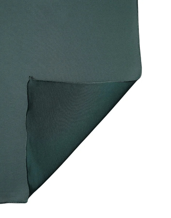 Dolce &amp; Gabbana Dark Green Silk Neck Wrap Shawl Stole 200cm x 64c Scarf