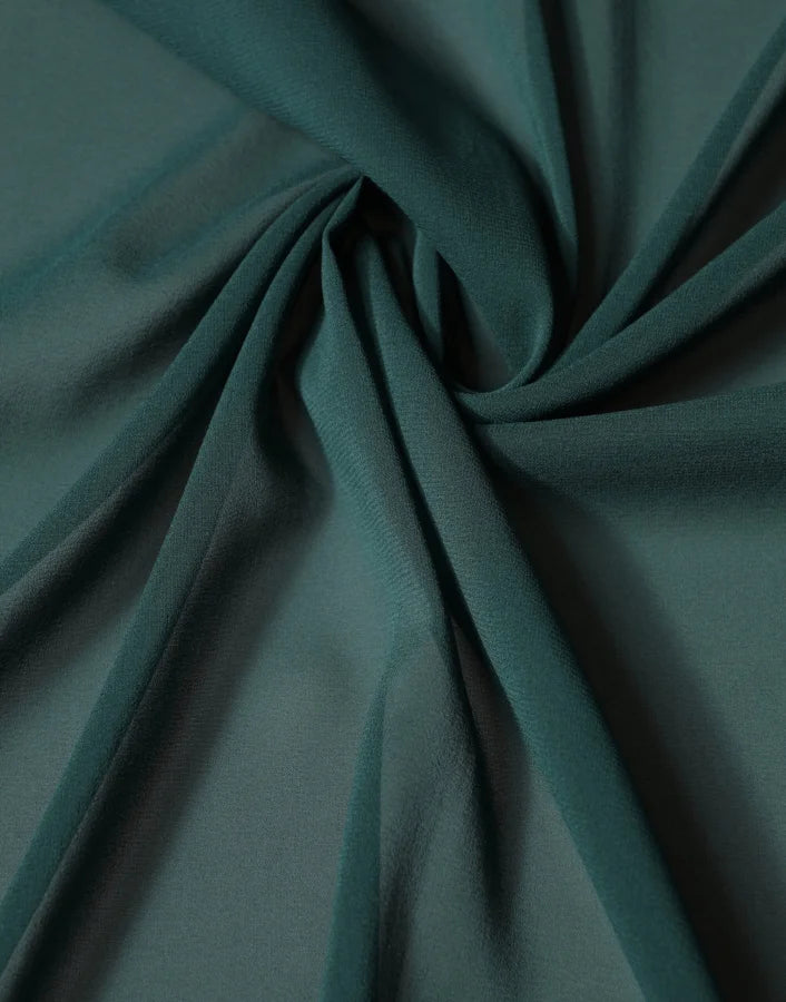 Dolce &amp; Gabbana Dark Green Silk Neck Wrap Shawl Stole 200cm x 64c Scarf