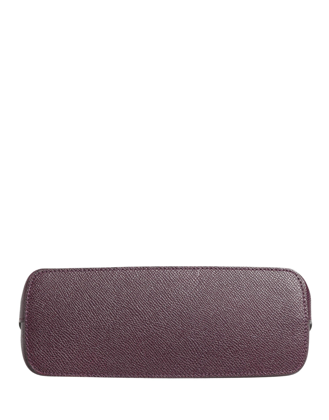 Dolce &amp; Gabbana Dark Purple Leather Dg Logo Zip Around Hand Purse Wallet
