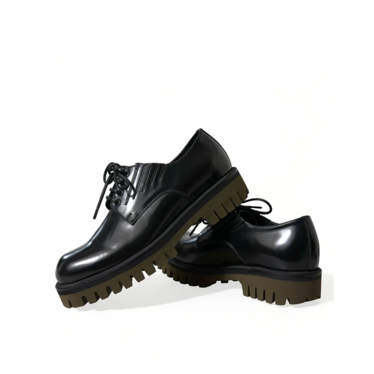 Dolce & Gabbana Derby Dress Shoes Ignite Italian Style with Logo Details