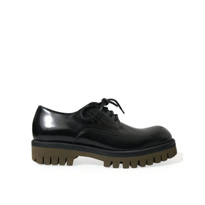 Dolce & Gabbana Derby Dress Shoes Ignite Italian Style with Logo Details