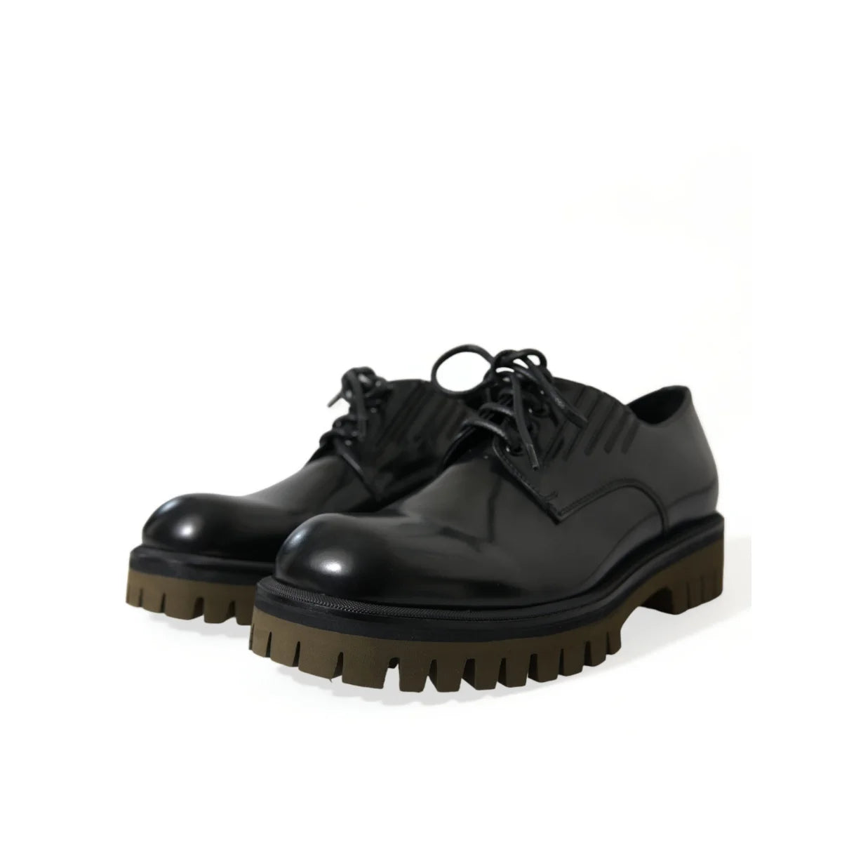 Dolce & Gabbana Derby Dress Shoes Ignite Italian Style with Logo Details