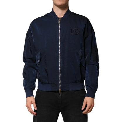 Dolce and Gabbana DG Embroidered Bomber Jacket Thrill &