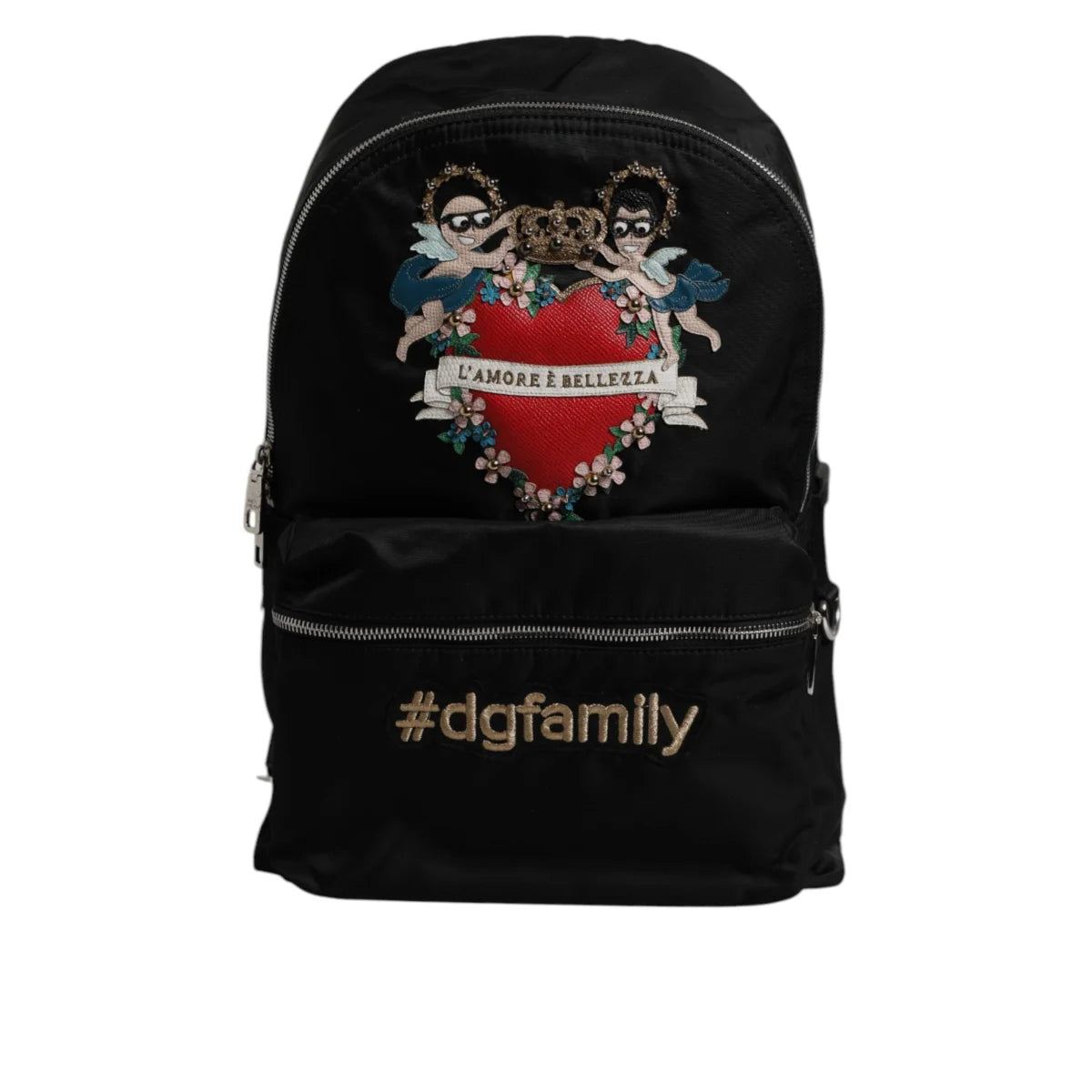 Dolce Gabbana DGFamily Embellished Backpack Vulcano Style &