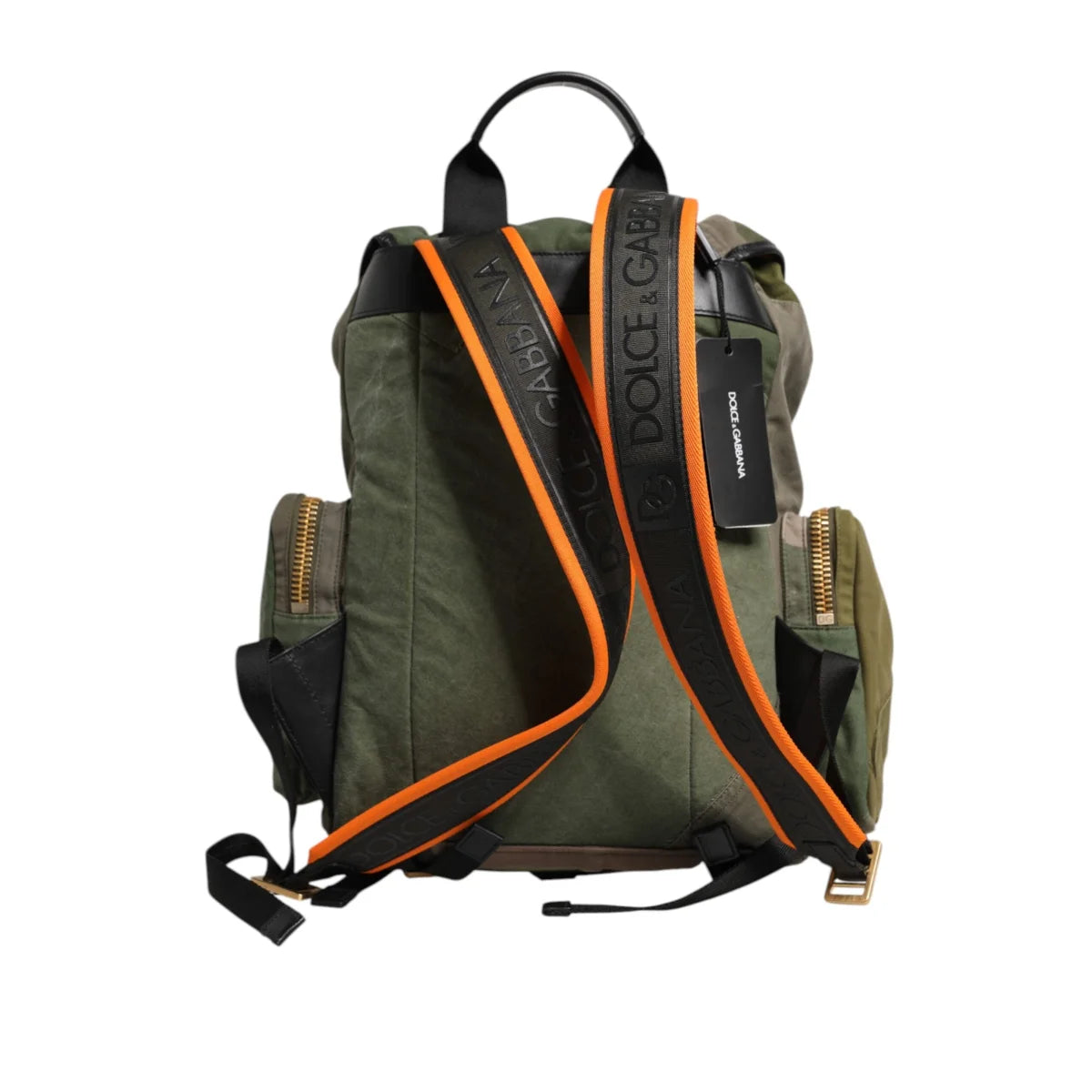 Dolce & Gabbana Drawstring Closure Backpack with Camouflage Design