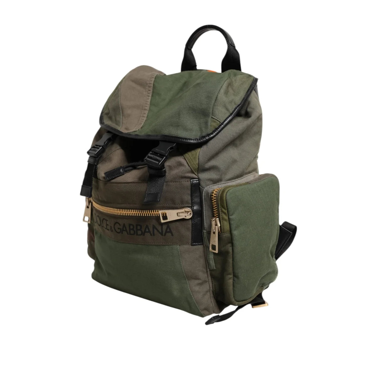 Dolce & Gabbana Drawstring Closure Backpack with Camouflage Design