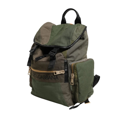 Dolce & Gabbana Drawstring Closure Backpack with Camouflage Design