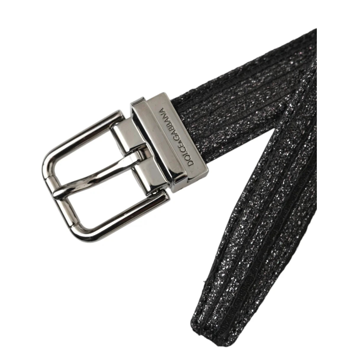 Dolce Gabbana Dress Belt with Eye Catching Metal Buckle &