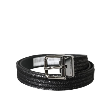 Dolce Gabbana Dress Belt with Eye Catching Metal Buckle &