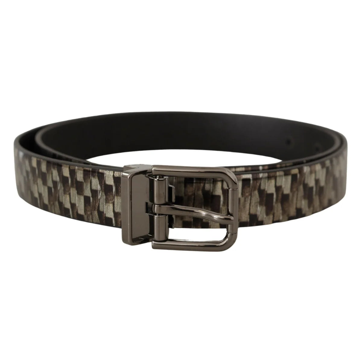 Dolce Gabbana Dress Belt with Eye Catching Silver Buckle &