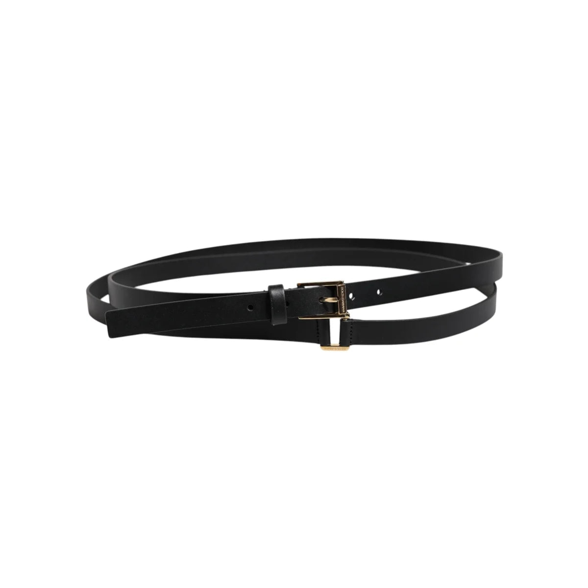 Dolce Gabbana Dress Belt Luxury Leather with Bold Metal Buckle &