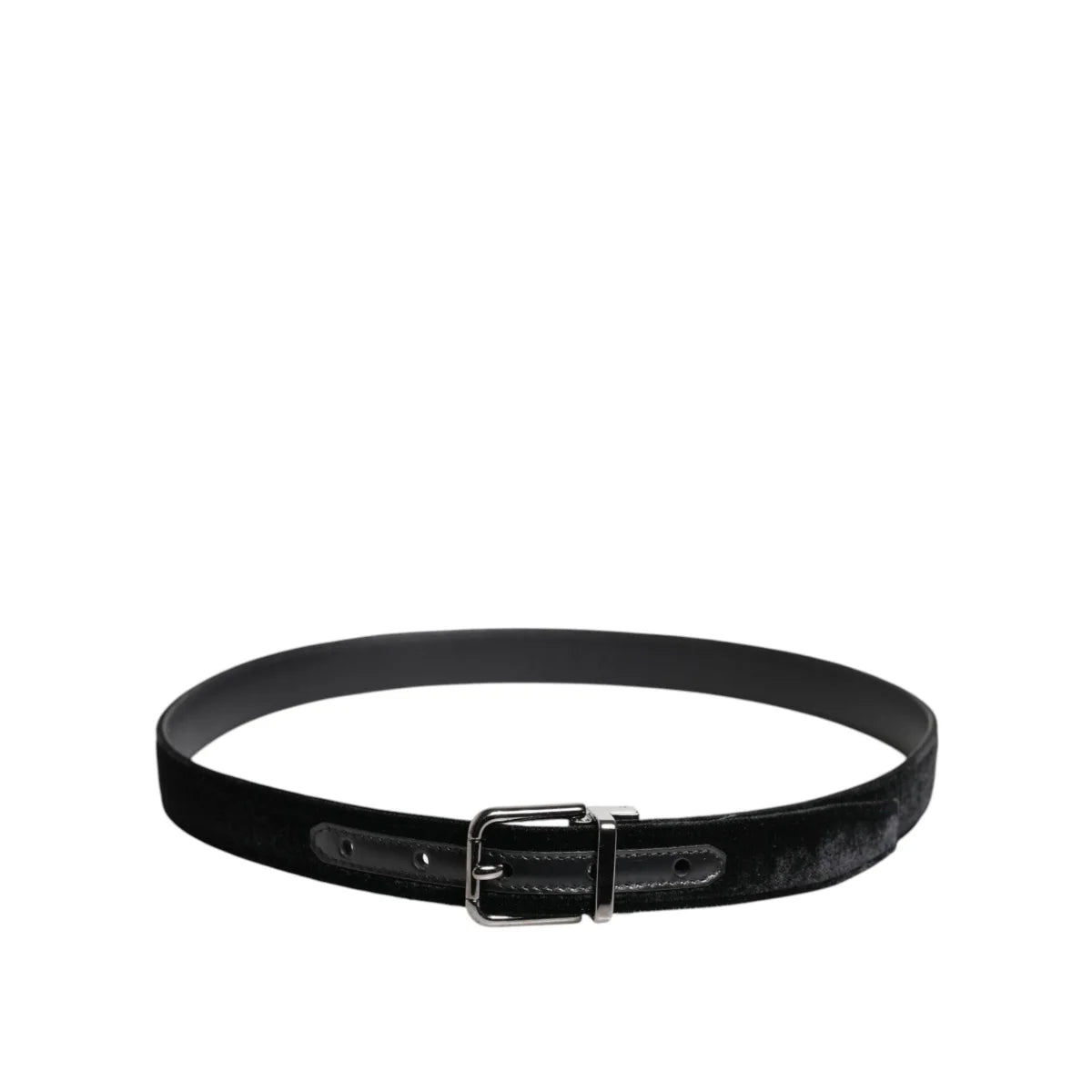 Dolce Gabbana Dress Belt with Metal Buckle in Premium Leather &