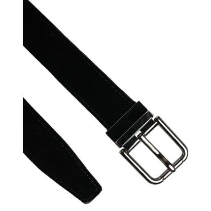 Dolce Gabbana Dress Belt with Metal Buckle in Premium Leather &