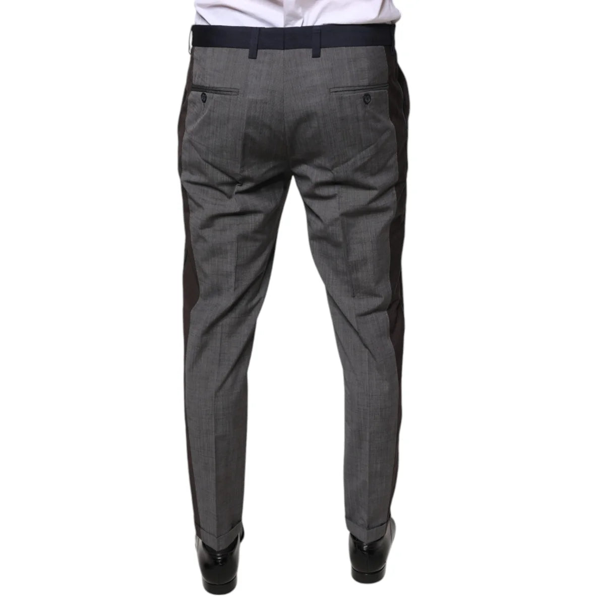 Dolce & Gabbana Dress Pants in Luxurious Cotton Wool Blend