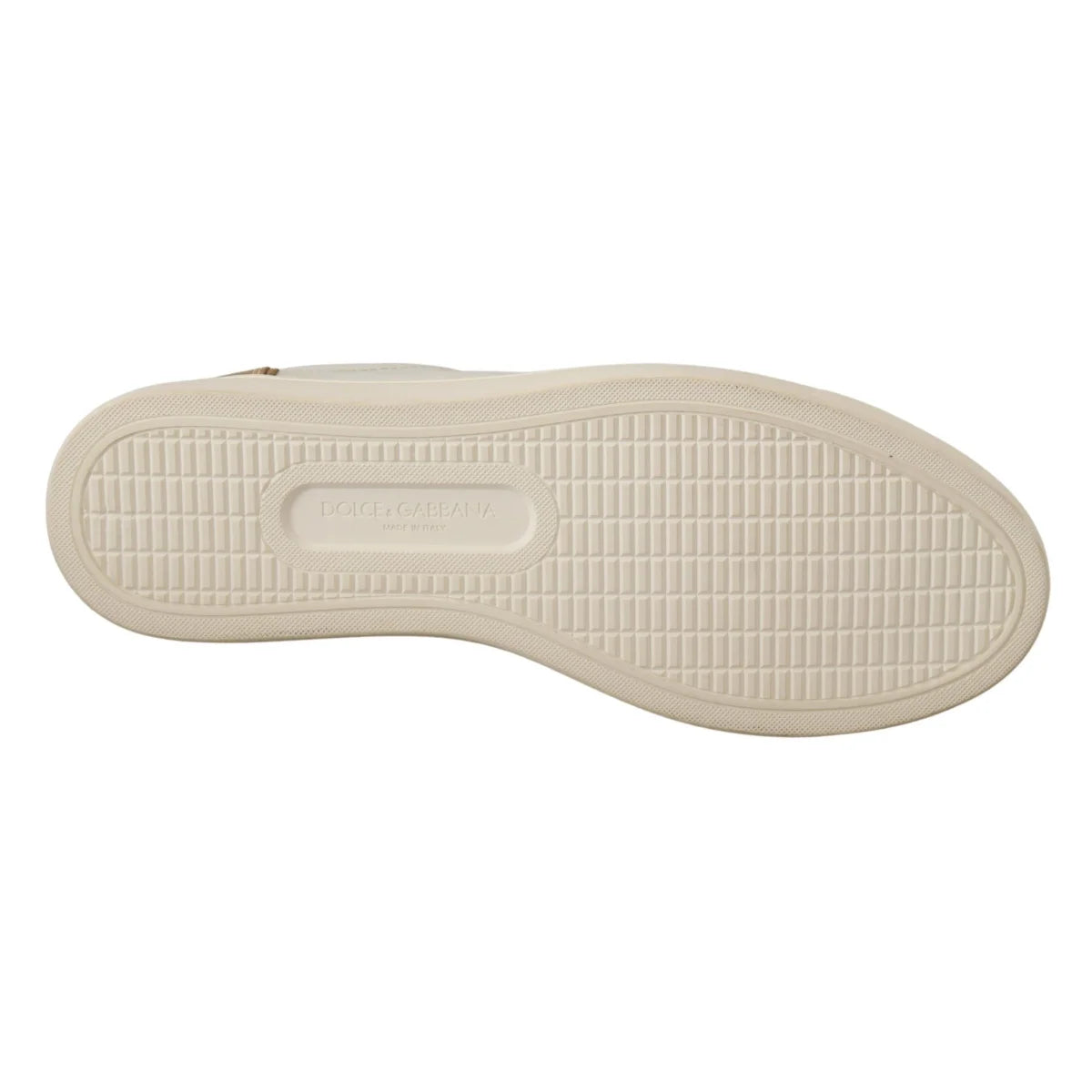 Dolce Gabbana Dress Sneakers with Gold Logo Details &