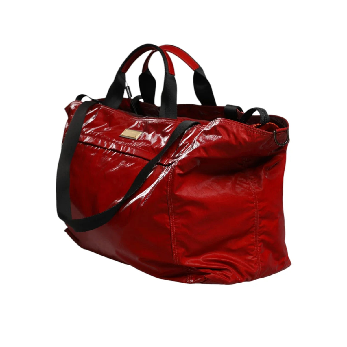 Dolce Gabbana Duffel Bag Soft Nylon with Handles and Shoulder Strap &