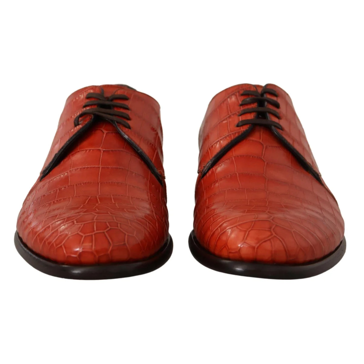 Dolce & Gabbana Exotic Croc Leather Dress Shoes