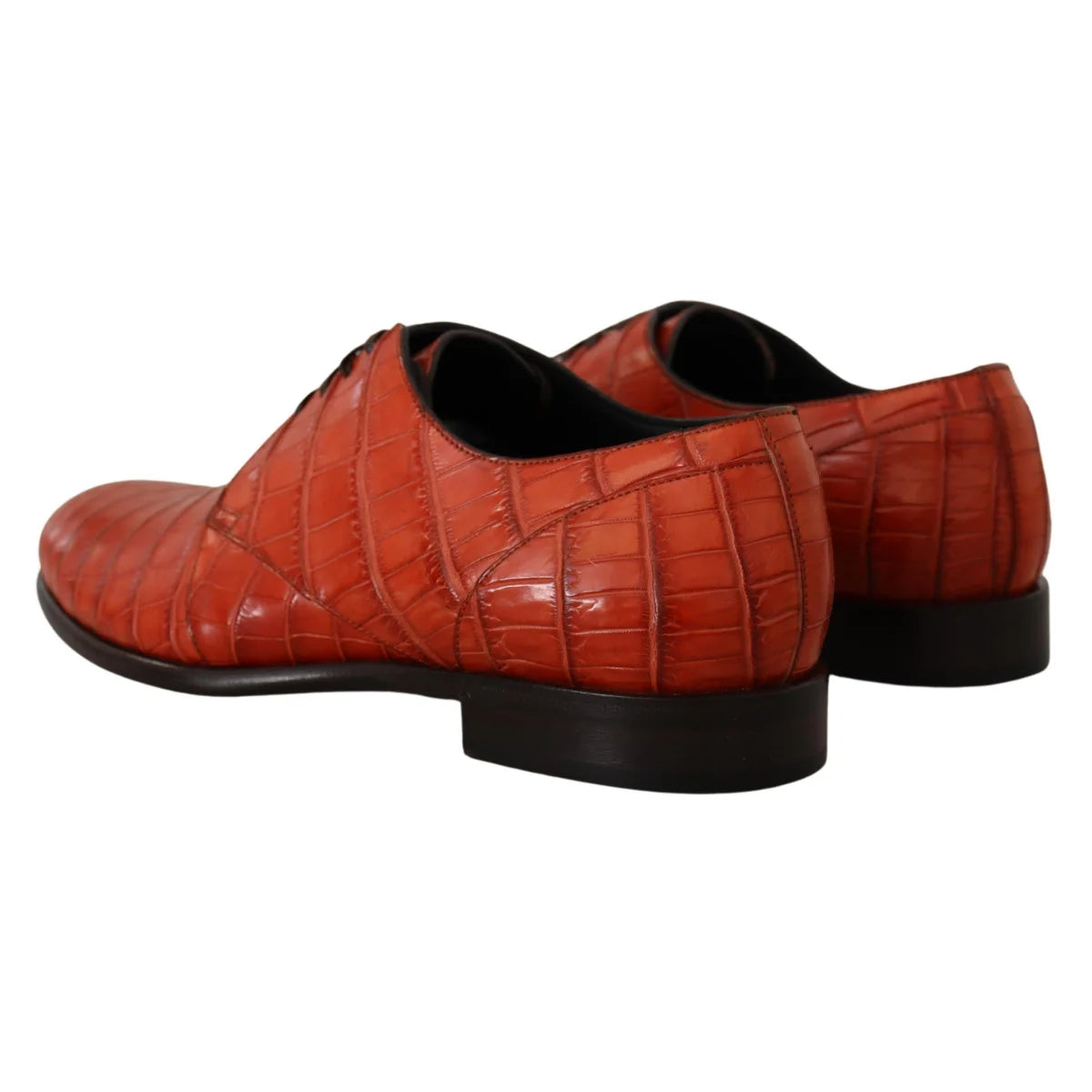 Dolce & Gabbana Exotic Croc Leather Dress Shoes