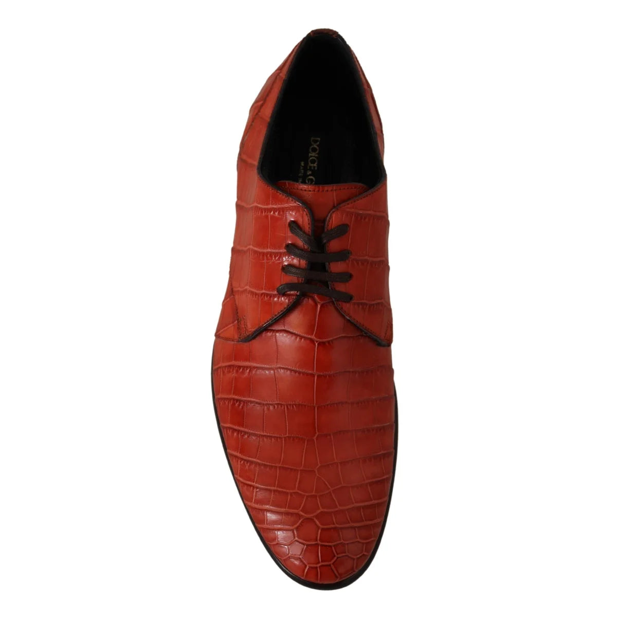 Dolce & Gabbana Exotic Croc Leather Dress Shoes