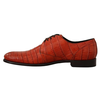 Dolce & Gabbana Exotic Croc Leather Dress Shoes