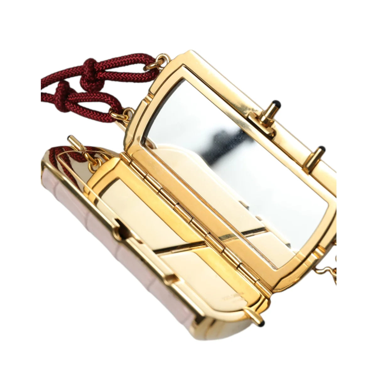 Dolce & Gabbana Exotic Leather Mirror Bag Glamour Strap