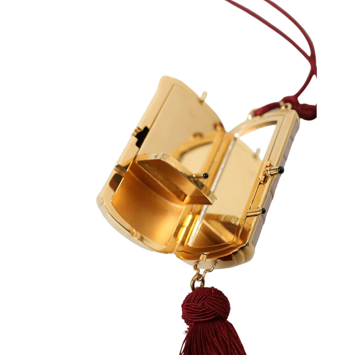 Dolce & Gabbana Exotic Leather Mirror Bag Glamour Strap