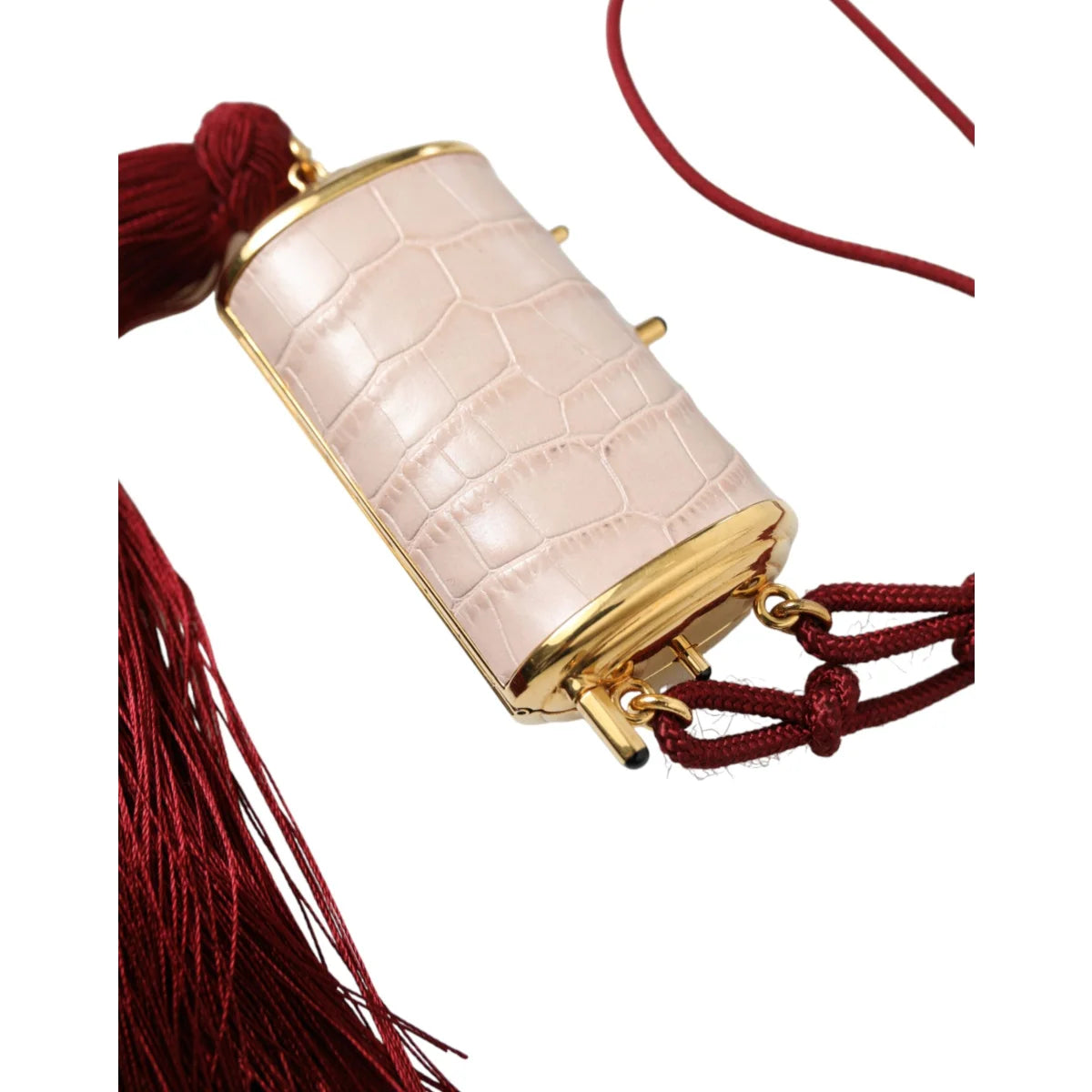 Dolce & Gabbana Exotic Leather Mirror Bag Glamour Strap