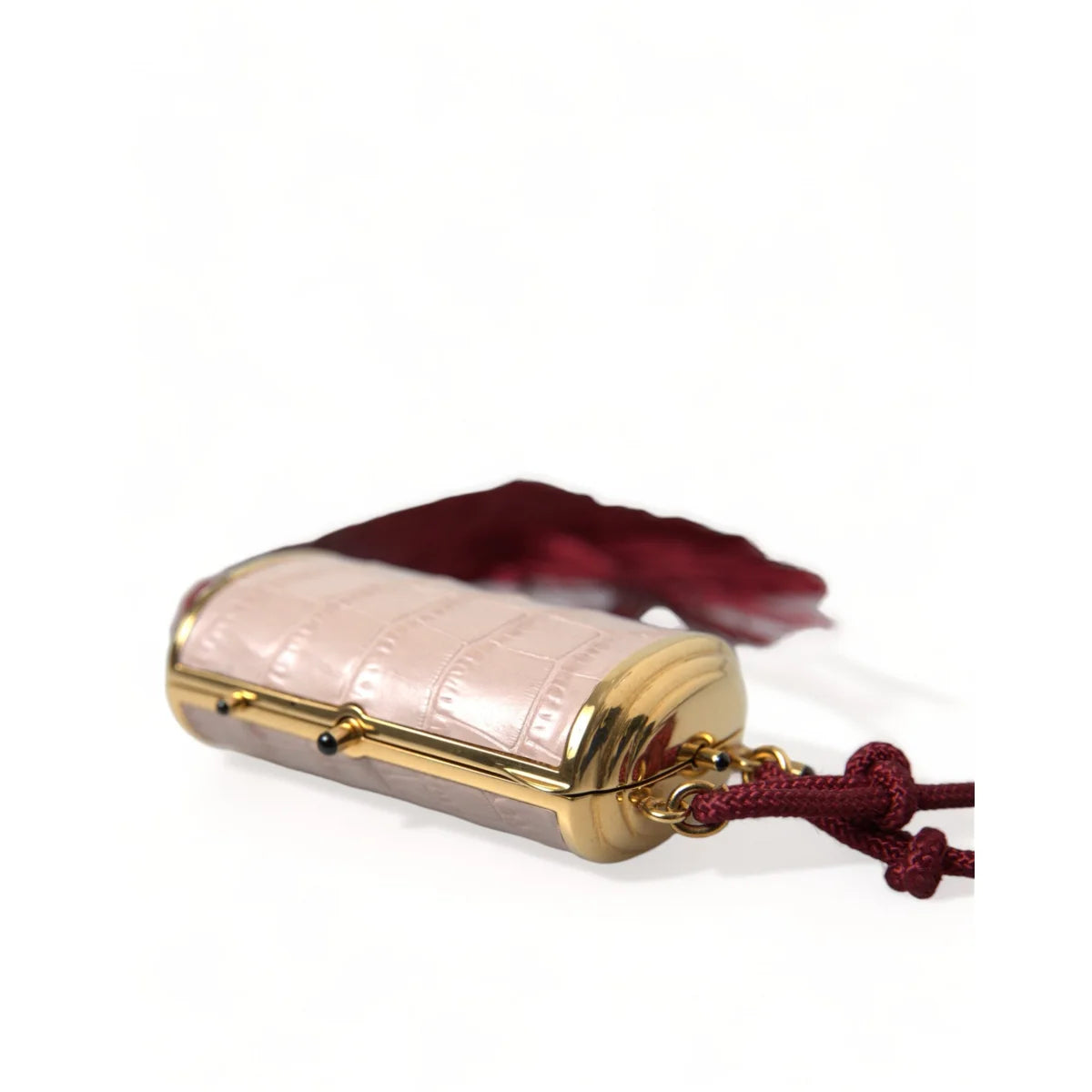 Dolce & Gabbana Exotic Leather Mirror Bag Glamour Strap