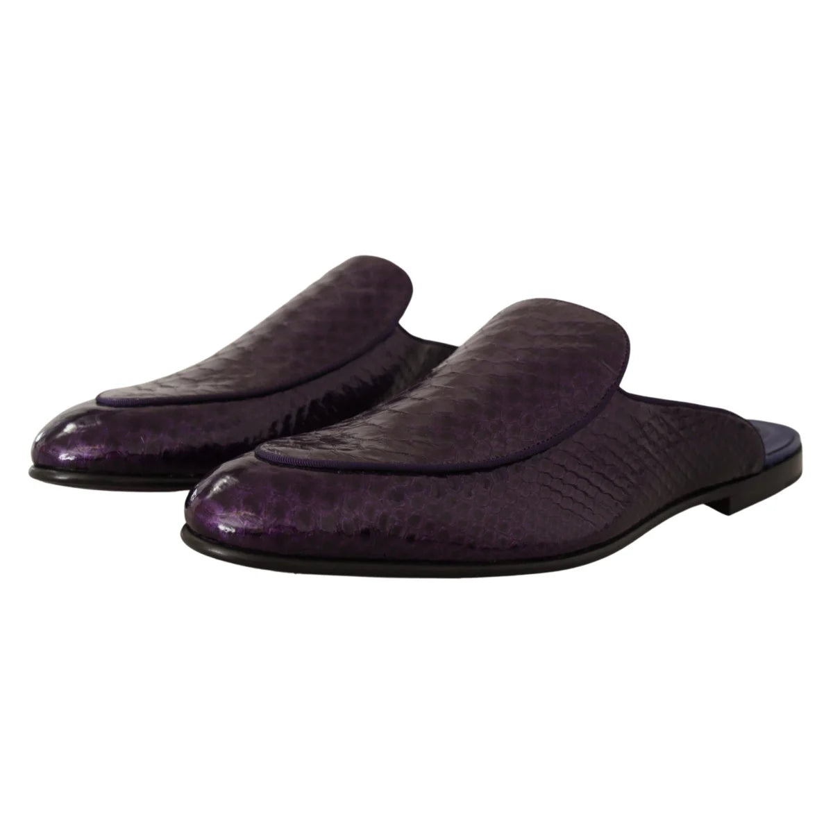 Dolce Gabbana Exotic Python Skin Slides &