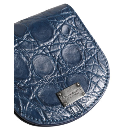 Dolce & Gabbana Exotic Skin Coin Case Pocket Perfection Wallet
