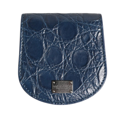 Dolce & Gabbana Exotic Skin Coin Case Pocket Perfection Wallet