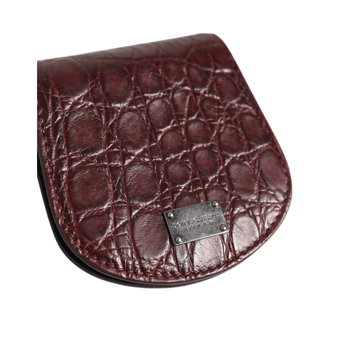 Dolce Gabbana Exotic Skin Coin Case Supreme Luxury Wallet Pocket &