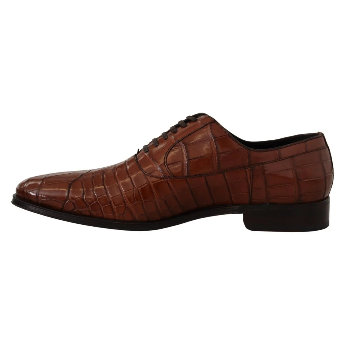 Dolce & Gabbana Exotic Skin Crocodile Dress Formal Shoes
