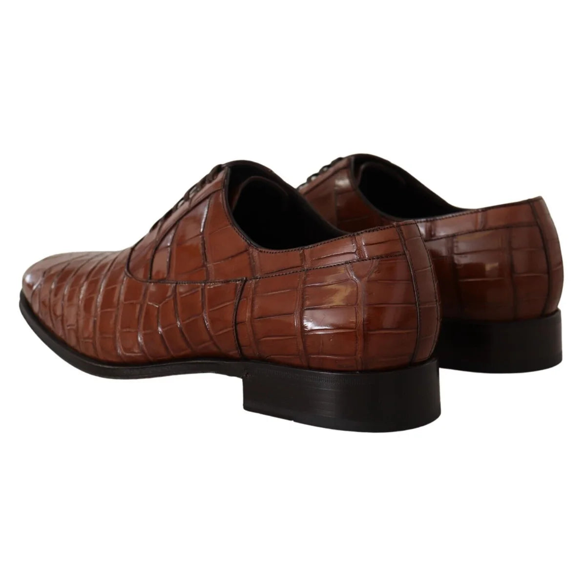 Dolce & Gabbana Exotic Skin Crocodile Dress Formal Shoes