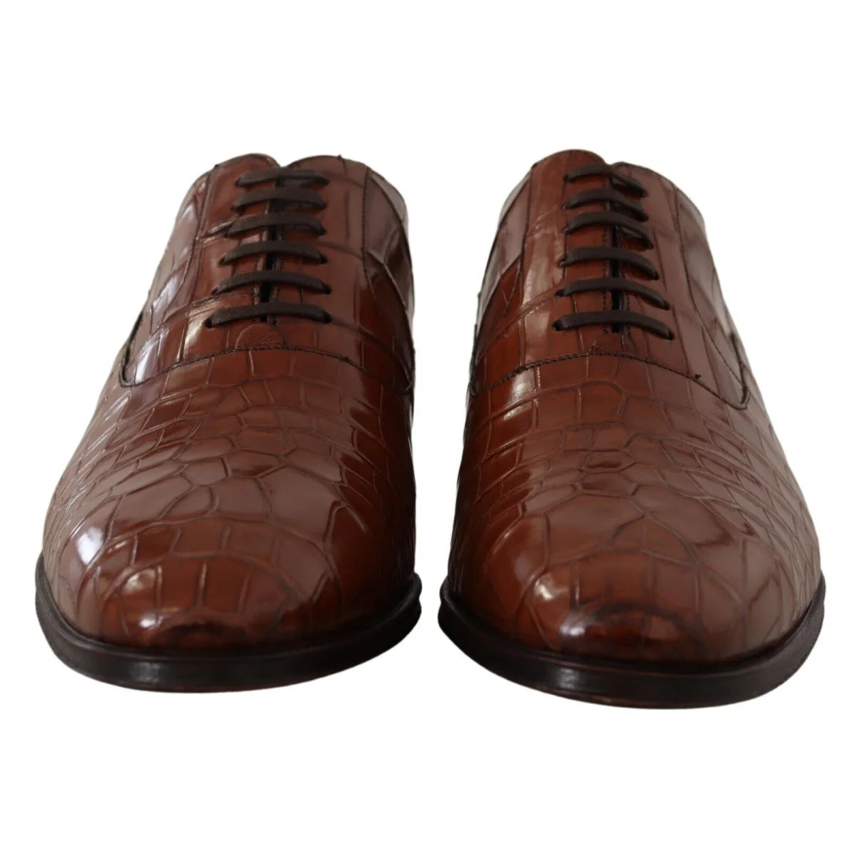Dolce & Gabbana Exotic Skin Crocodile Dress Formal Shoes