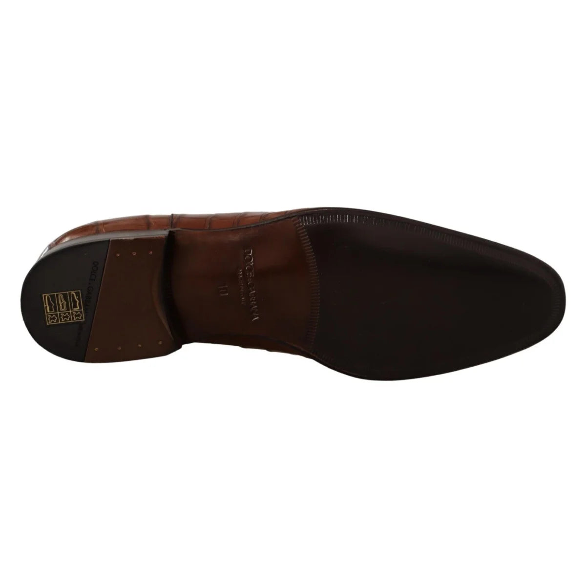 Dolce & Gabbana Exotic Skin Crocodile Dress Formal Shoes