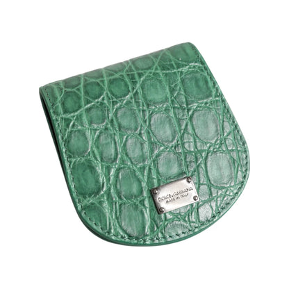 Dolce Gabbana Exotic Skin Luxury 8cm Coin Case Wallet &