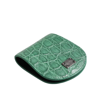 Dolce Gabbana Exotic Skin Luxury 8cm Coin Case Wallet &