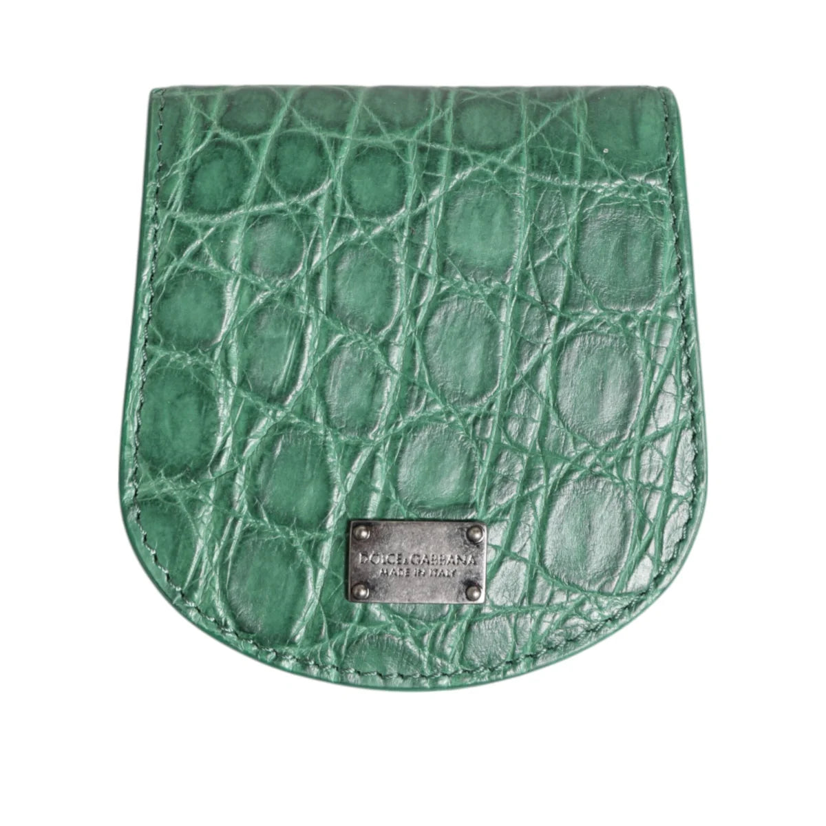 Dolce Gabbana Exotic Skin Luxury 8cm Coin Case Wallet &