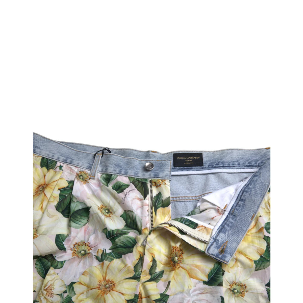 Dolce Gabbana Floral Bermuda Shorts Tropical Elegance &