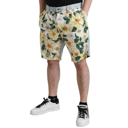 Dolce Gabbana Floral Bermuda Shorts Tropical Elegance &
