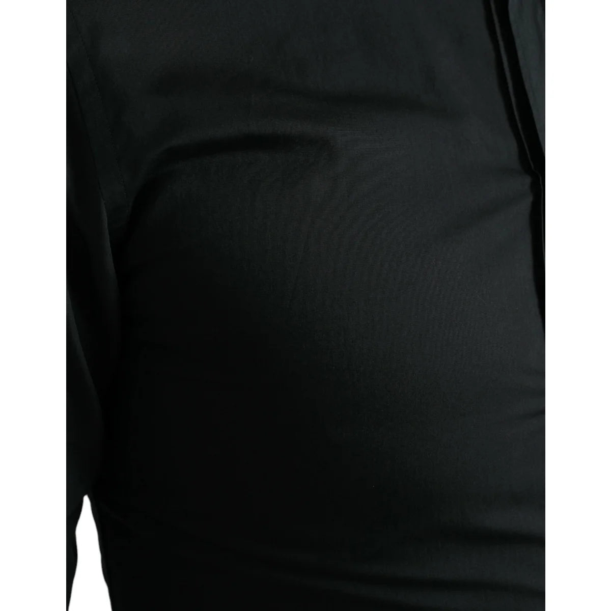 Dolce & Gabbana Gold Dress Shirt in Luxurious Silky Cotton Poplin