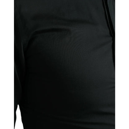 Dolce & Gabbana Gold Dress Shirt in Luxurious Silky Cotton Poplin