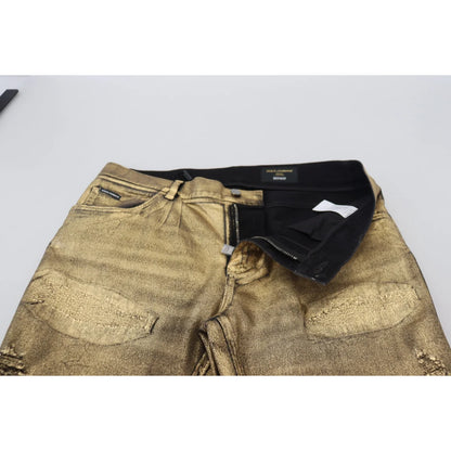 Dolce & Gabbana Gold Jeans Extravaganza MainLine Exclusive