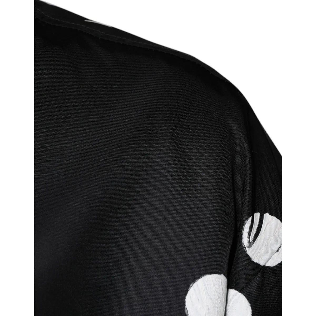 Dolce Gabbana Graphic Bomber Jacket Shiny Nylon Statement Style &